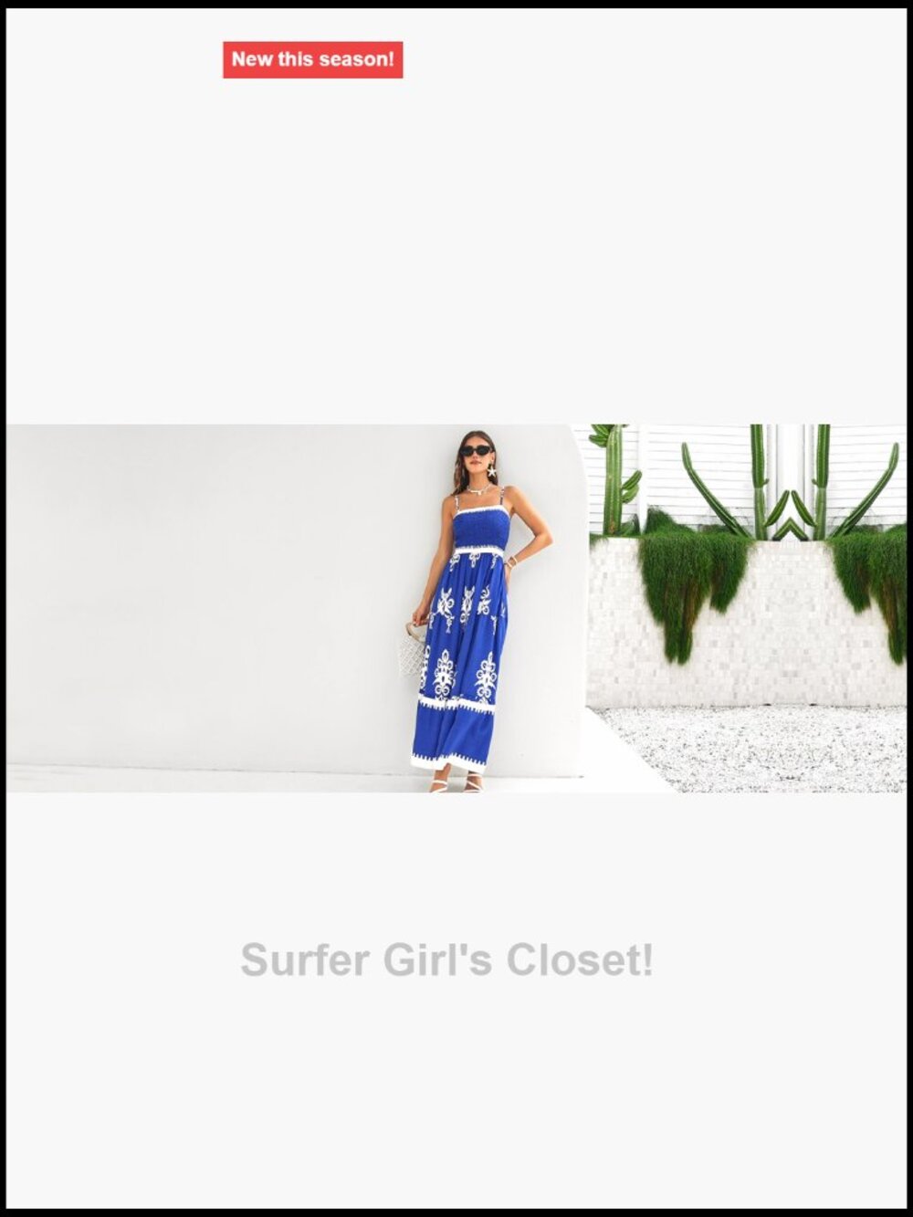 Boho Maxi Dress Spaghetti Strap Smocked A-Line Sun Dress - Picture 7 of 7